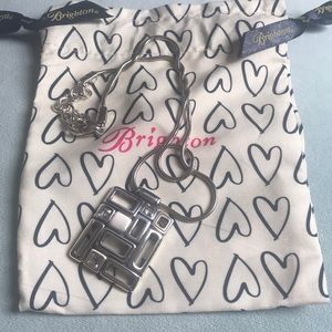 Brighton necklace - square with stones